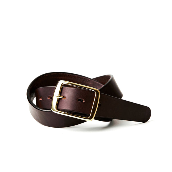 Load image into Gallery viewer, The Classic Belt/Full Buckle- Havana Brown 1 3/8" (35mm)
