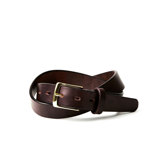 Load image into Gallery viewer, The Dress Belt- Havana Brown 1 3/16" (30mm)
