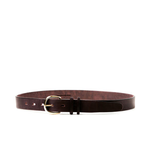 The Yachting Belt- Havana Brown 1 3/16" (30mm)