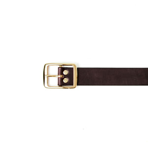 The Classic Belt/Full Buckle- Havana Brown 1 3/8" (35mm)