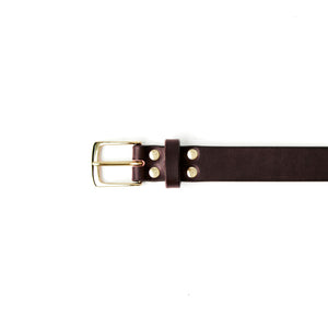 The Dress Belt- Havana Brown 1 3/16" (30mm)